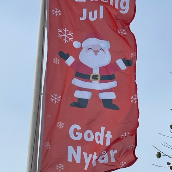 Lejligheds flag (udsalg/jul/baby)