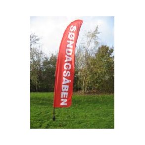 S�NDAGS�BEN beachflag 380 cm KUN FLAG