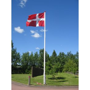 18 m glasfiber standard komplet med sokkel og beslag