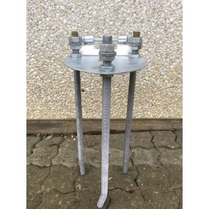 TILL�G VARMGALVANISERET VIPPEBESLAG TIL JORDEN