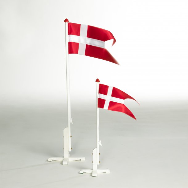 Bordflagstang 50 cm, inkl. DK splitflag