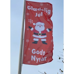 Juleflag til flagstang 120x300 cm ( 6-12 m)